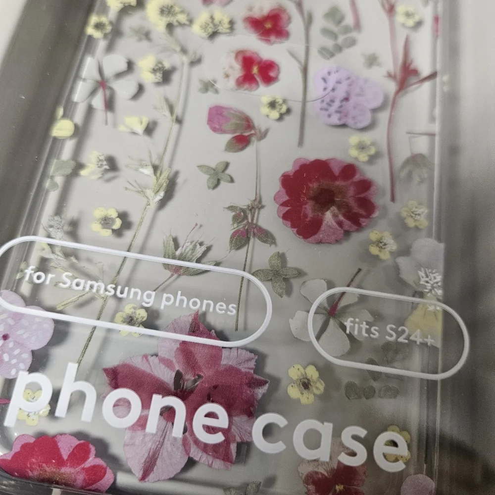Heyday Floral Phone Case for Samsung - Red and‎ Purple S24+